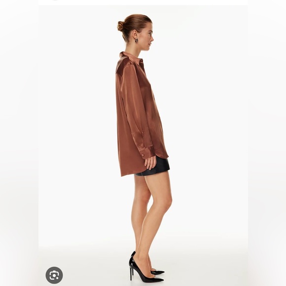 BNWT ARITZIA | Sable Button Up Shirt Size XL - Picture 2 of 8